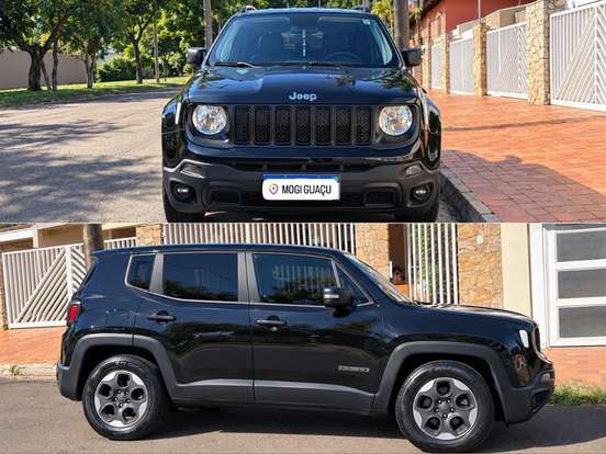 JEEP-RENEGADE-1.8 16V FLEX SPORT 4P AUTOMÁTICO JEEP-RENEGADE-2018