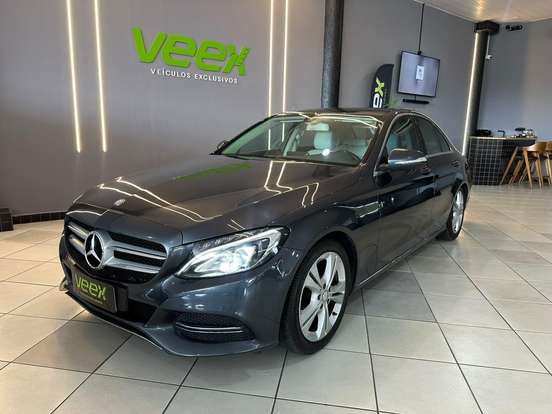 MERCEDES-BENZ-C 180-1.6 CGI 16V TURBO GASOLINA 4P AUTOMÁTICO MERCEDES-BENZ-C 180-2015