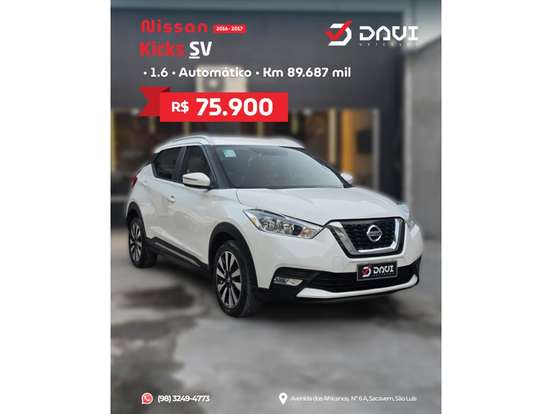 NISSAN-KICKS-1.6 16V FLEXSTART SV 4P XTRONIC NISSAN-KICKS-2016