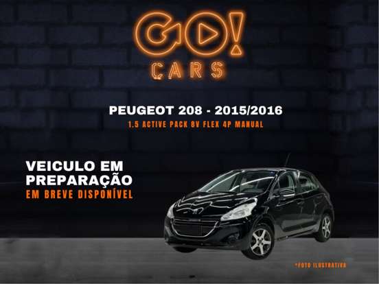 PEUGEOT-208-1.5 ACTIVE PACK 8V FLEX 4P MANUAL PEUGEOT-208-2015
