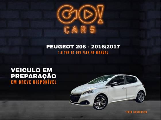PEUGEOT 208 1.6 THP GT 16V FLEX 4P MANUAL