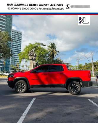 RAM-RAMPAGE-2.0 TURBO DIESEL REBEL 4X4 AUTOMÁTICO RAM-RAMPAGE-2024