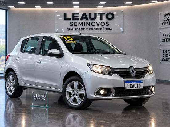 RENAULT-SANDERO-1.6 DYNAMIQUE 8V FLEX 4P MANUAL RENAULT-SANDERO-2014