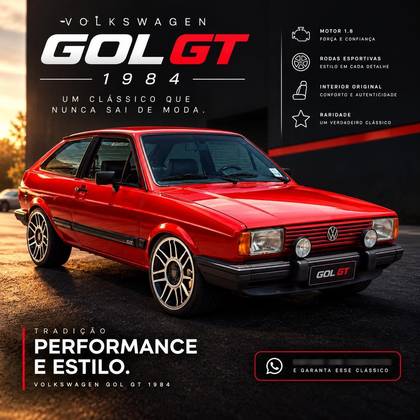 VOLKSWAGEN GOL 1.8 GT 8V ÁLCOOL 2P MANUAL