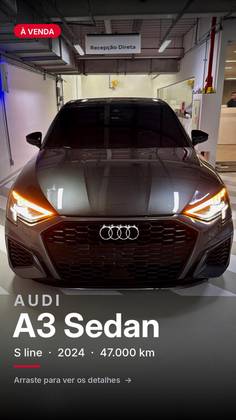 AUDI A3 2.0 40 TFSI MHEV SEDAN S LINE S-TRONIC