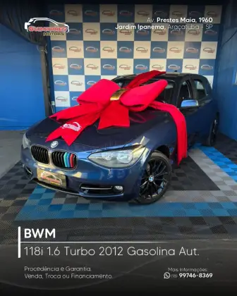 BMW 118i 1.6 SPORT GP 16V TURBO GASOLINA 4P AUTOMÁTICO
