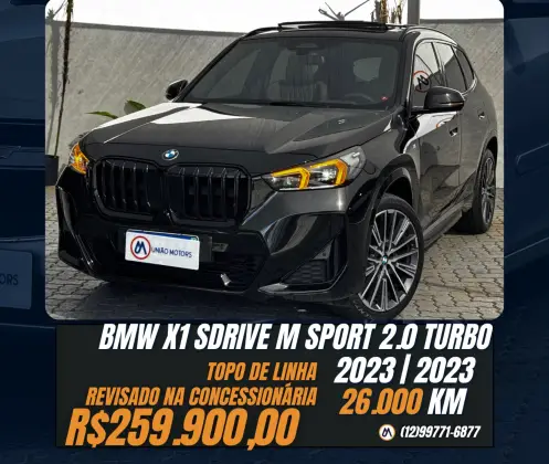 BMW X1 2.0 16V TURBO GASOLINA SDRIVE20I M SPORT STEPTRONIC