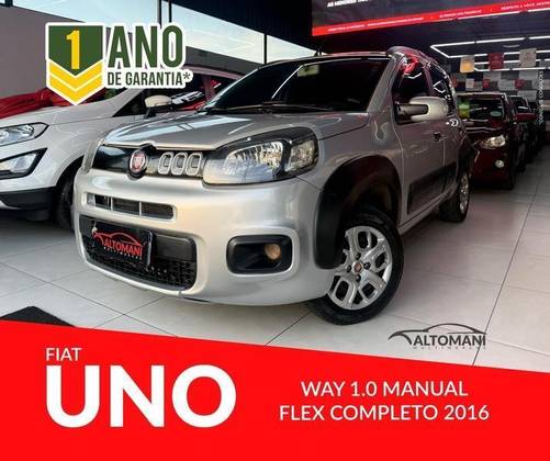 FIAT UNO 1.0 EVO WAY 8V FLEX 4P MANUAL