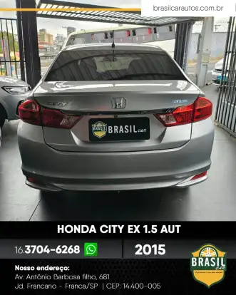 HONDA-CITY-1.5 EX 16V FLEX 4P AUTOMÁTICO HONDA-CITY-2015