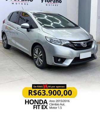HONDA FIT 1.5 EX 16V FLEX 4P AUTOMÁTICO
