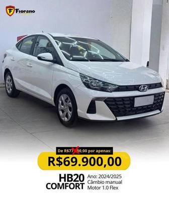 HYUNDAI HB20S 1.0 12V FLEX COMFORT PLUS MANUAL