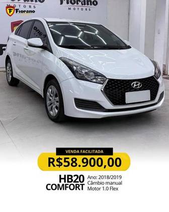 HYUNDAI HB20S 1.0 COMFORT PLUS 12V FLEX 4P MANUAL