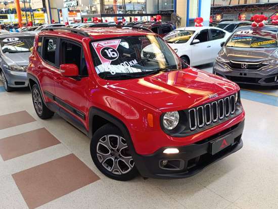 JEEP-RENEGADE-1.8 16V FLEX LONGITUDE 4P AUTOMÁTICO JEEP-RENEGADE-2015