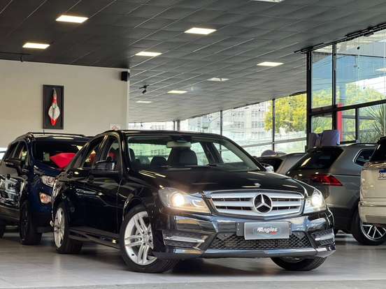 MERCEDES-BENZ-C 180-1.6 CGI SPORT 16V TURBO GASOLINA 4P AUTOMÁTICO MERCEDES-BENZ-C 180-2013