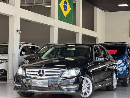 MERCEDES-BENZ-C 180-1.6 CGI SPORT 16V TURBO GASOLINA 4P AUTOMÁTICO MERCEDES-BENZ-C 180-2013