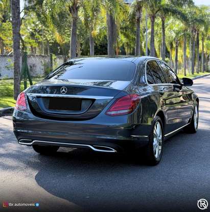 MERCEDES-BENZ-C 180-1.6 CGI AVANTGARDE 16V TURBO GASOLINA 4P AUTOMÁTICO MERCEDES-BENZ-C 180-2015