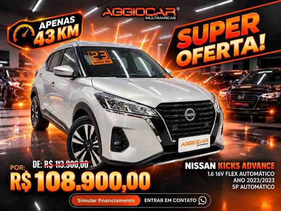 NISSAN KICKS 1.6 16V FLEXSTART ADVANCE XTRONIC