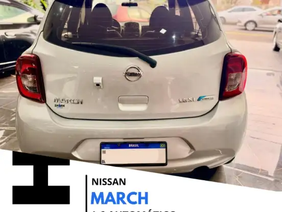 NISSAN-MARCH-1.6 SL 16V FLEX 4P XTRONIC NISSAN-MARCH-2017