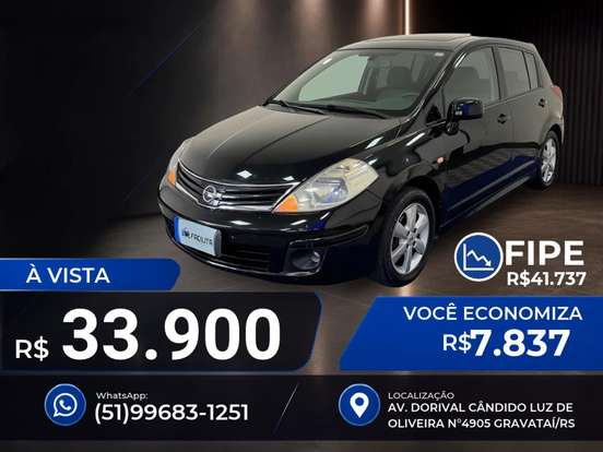 NISSAN-TIIDA-1.8 SL 16V FLEX 4P AUTOMÁTICO NISSAN-TIIDA-2012