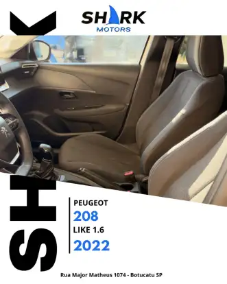 PEUGEOT-208-1.6 16V FLEX LIKE MANUAL PEUGEOT-208-2021