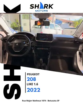 PEUGEOT-208-1.6 16V FLEX LIKE MANUAL PEUGEOT-208-2021