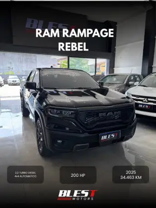 RAM RAMPAGE 2.2 TURBO DIESEL REBEL 4X4 AUTOMÁTICO