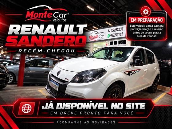 RENAULT SANDERO 1.6 GT LINE LIMITED FLEX 4P MANUAL