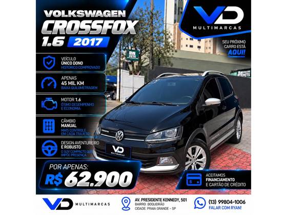 VOLKSWAGEN CROSSFOX 1.6 MSI FLEX 16V 4P MANUAL