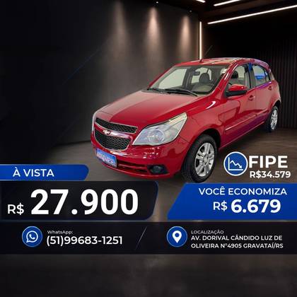 CHEVROLET AGILE 1.4 MPFI LTZ WIFI 8V FLEX 4P MANUAL