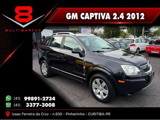 CHEVROLET-CAPTIVA-2.4 SFI ECOTEC FWD 16V GASOLINA 4P AUTOMÁTICO CHEVROLET-CAPTIVA-2012