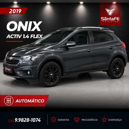 CHEVROLET-ONIX-1.4 MPFI ACTIV 8V FLEX 4P AUTOMÁTICO CHEVROLET-ONIX-2019