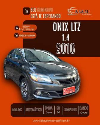 CHEVROLET ONIX 1.4 MPFI LTZ 8V FLEX 4P AUTOMÁTICO