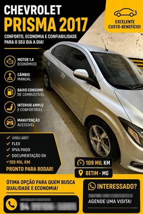 CHEVROLET PRISMA 1.4 MPFI LTZ 8V FLEX 4P MANUAL