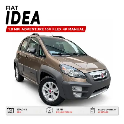 FIAT IDEA 1.8 MPI ADVENTURE 16V FLEX 4P MANUAL