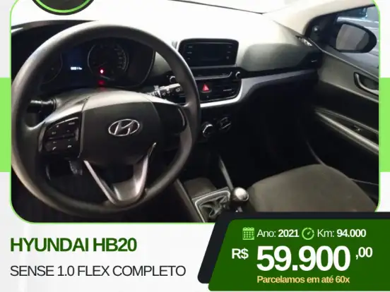HYUNDAI-HB20-1.0 12V FLEX SENSE MANUAL HYUNDAI-HB20-2021