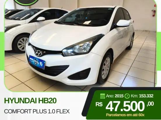 HYUNDAI-HB20-1.0 COMFORT PLUS 12V FLEX 4P MANUAL HYUNDAI-HB20-2015
