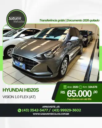 HYUNDAI-HB20S-1.0 12V FLEX VISION MANUAL HYUNDAI-HB20S-2020