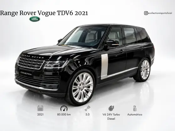 LAND ROVER RANGE ROVER VOGUE 3.0 TDV6 4X4 24V TURBO DIESEL 4P AUTOMÁTICO