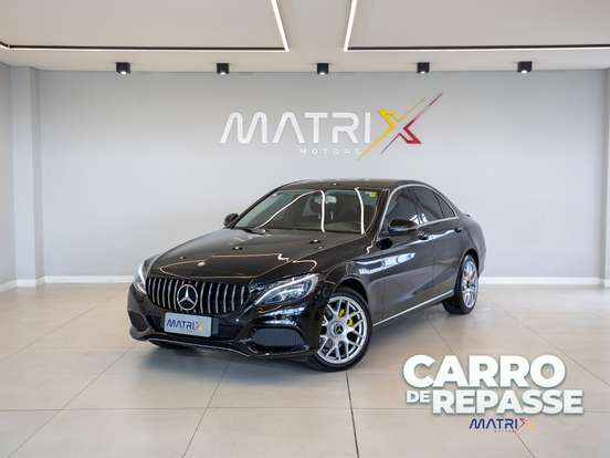 MERCEDES-BENZ-C 180-1.6 CGI AVANTGARDE 16V TURBO GASOLINA 4P AUTOMÁTICO MERCEDES-BENZ-C 180-2015