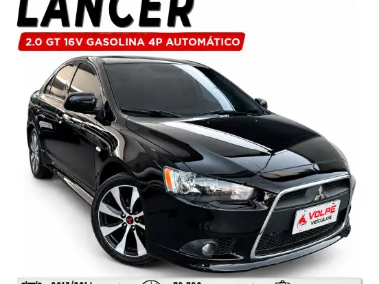 MITSUBISHI-LANCER-2.0 GT 16V GASOLINA 4P AUTOMÁTICO MITSUBISHI-LANCER-2013