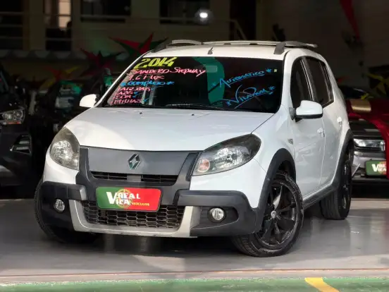 RENAULT-SANDERO-1.6 STEPWAY 16V FLEX 4P AUTOMÁTICO RENAULT-SANDERO-2013