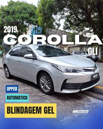 TOYOTA COROLLA 1.8 GLI UPPER 16V FLEX 4P AUTOMÁTICO