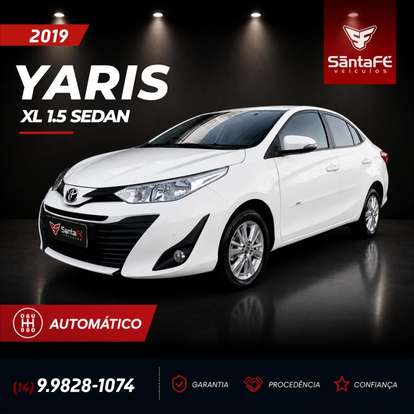 TOYOTA-YARIS-1.5 16V FLEX SEDAN XL MULTIDRIVE TOYOTA-YARIS-2018