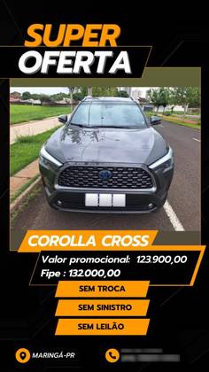 TOYOTA COROLLA CROSS 1.8 VVT-I HYBRID FLEX XRV CVT