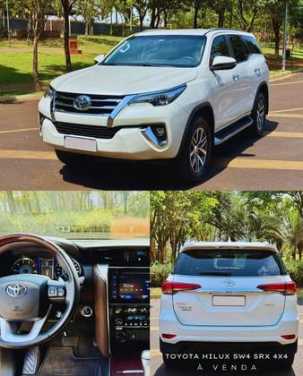 TOYOTA HILUX SW4 2.8 SRX 4X4 16V TURBO INTERCOOLER DIESEL 4P AUTOMÁTICO