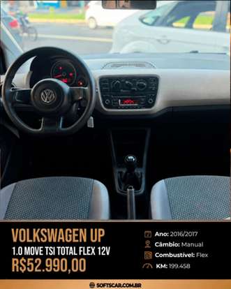 VOLKSWAGEN-UP-1.0 TSI MOVE UP 12V FLEX 4P MANUAL VOLKSWAGEN-UP-2016