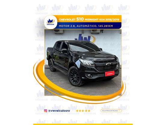 CHEVROLET-S10-2.8 MIDNIGHT 4X4 CD 16V TURBO DIESEL 4P AUTOMÁTICO CHEVROLET-S10-2018