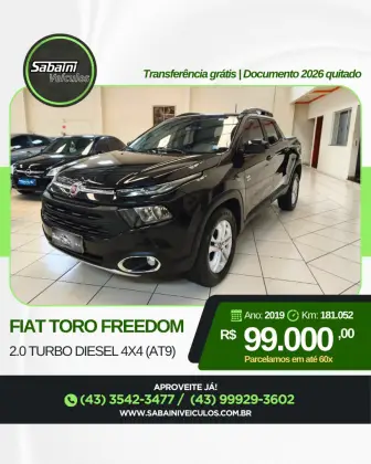 FIAT TORO 2.0 16V TURBO DIESEL FREEDOM 4WD AT9