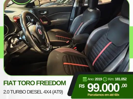 FIAT-TORO-2.0 16V TURBO DIESEL FREEDOM 4WD AT9 FIAT-TORO-2019