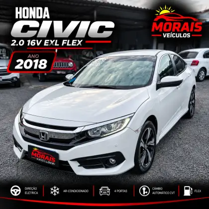 HONDA CIVIC 2.0 16V FLEXONE EXL 4P CVT